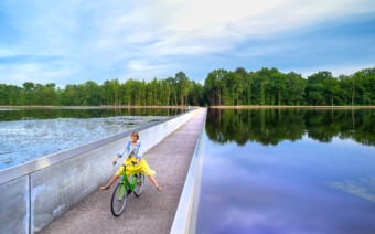 Route Lage Kempen – De weg door het water