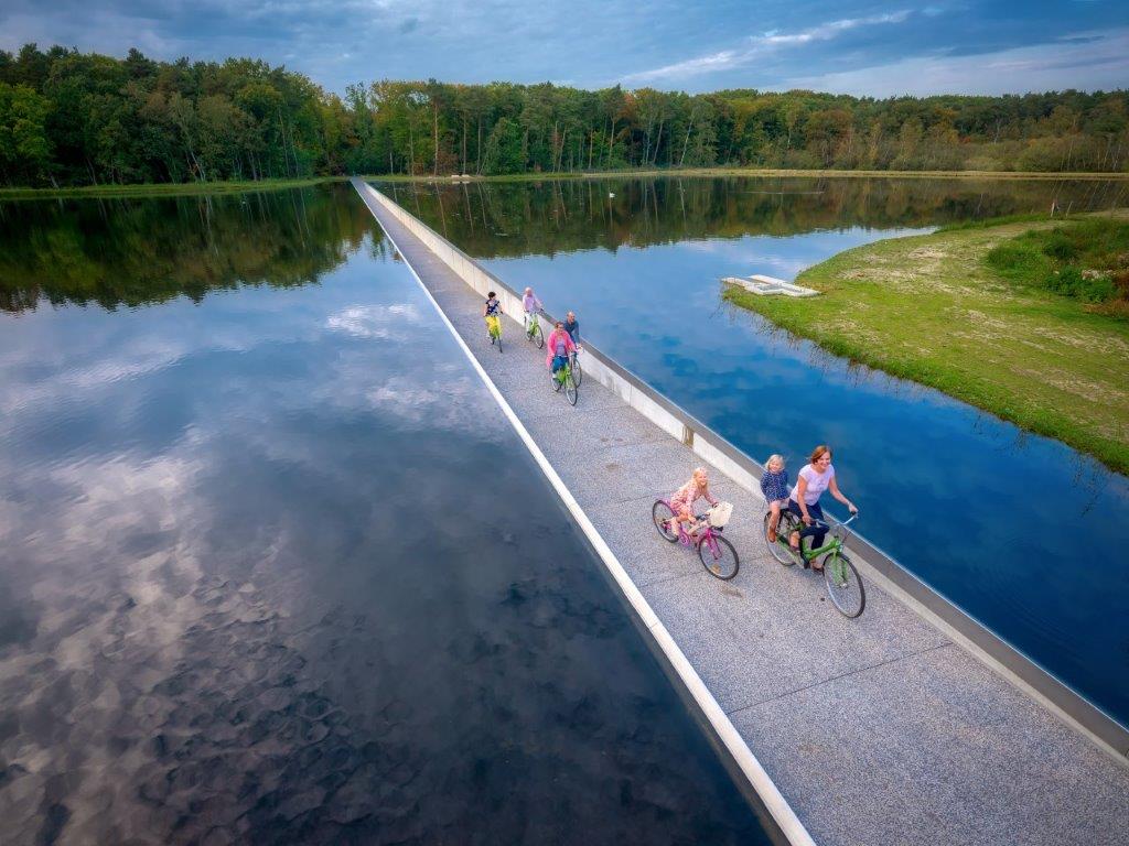 duurzame grondstof Pigment Knorretje Ontdekking in Belgisch Limburg: fietsen door het water - FietsActief.nl
