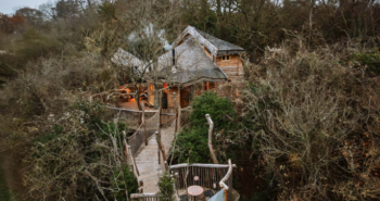 Leuke nieuwe uitvalsbasis in Herefordshire: Fuggle Treehouse